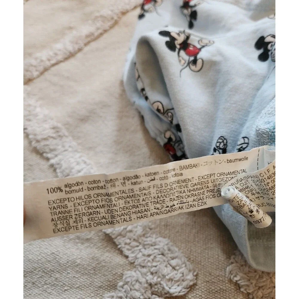 Disney size tag